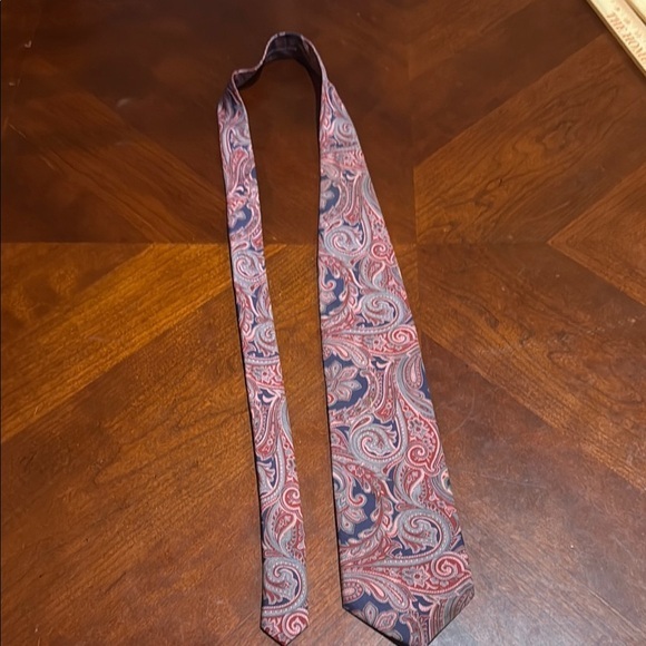 Paco Rabanne Other - Vintage Paco Rabanne Paisley Tie in Red and Blue